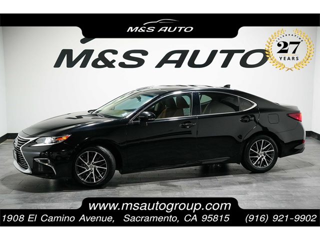 Black (Obsidian) 2016 Lexus ES 350 FWD Sedan Front-Wheel Drive Automatic