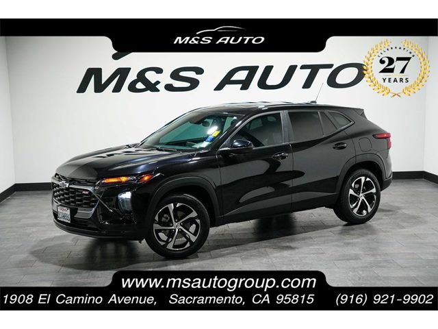 Mosaic Black Metallic 2025 Chevrolet Trax RS with 1RS FWD SUV / Crossover Front-Wheel Drive Automatic