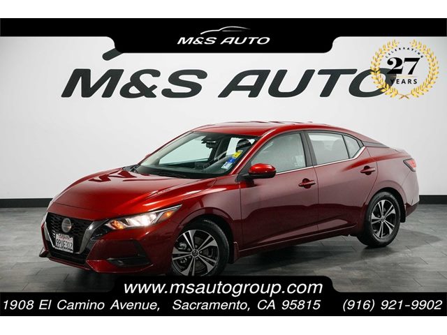 Red (Scarlet Ember Tintcoat) 2023 Nissan Sentra SV FWD Sedan Front-Wheel Drive Automatic