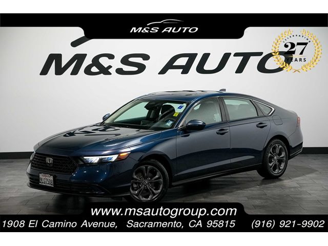 Canyon River Blue Metallic 2024 Honda Accord Sedan Front-Wheel Drive Automatic