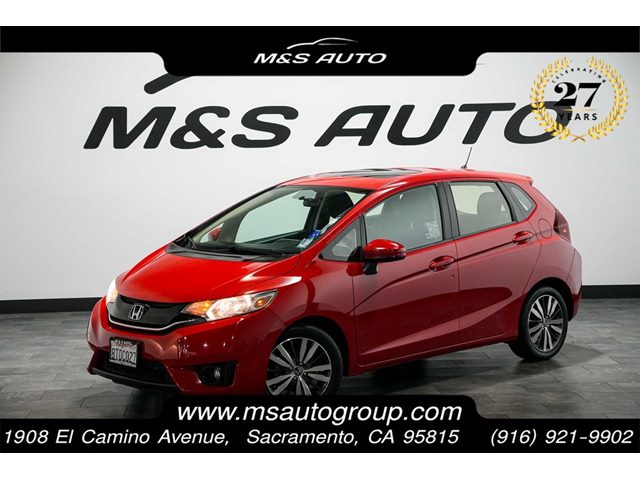 Milano Red 2017 Honda Fit Hatchback Front-Wheel Drive Automatic