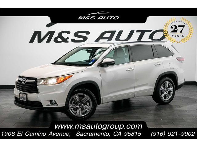 White (Blizzard Pearl) 2016 Toyota Highlander SUV / Crossover Front-Wheel Drive Automatic