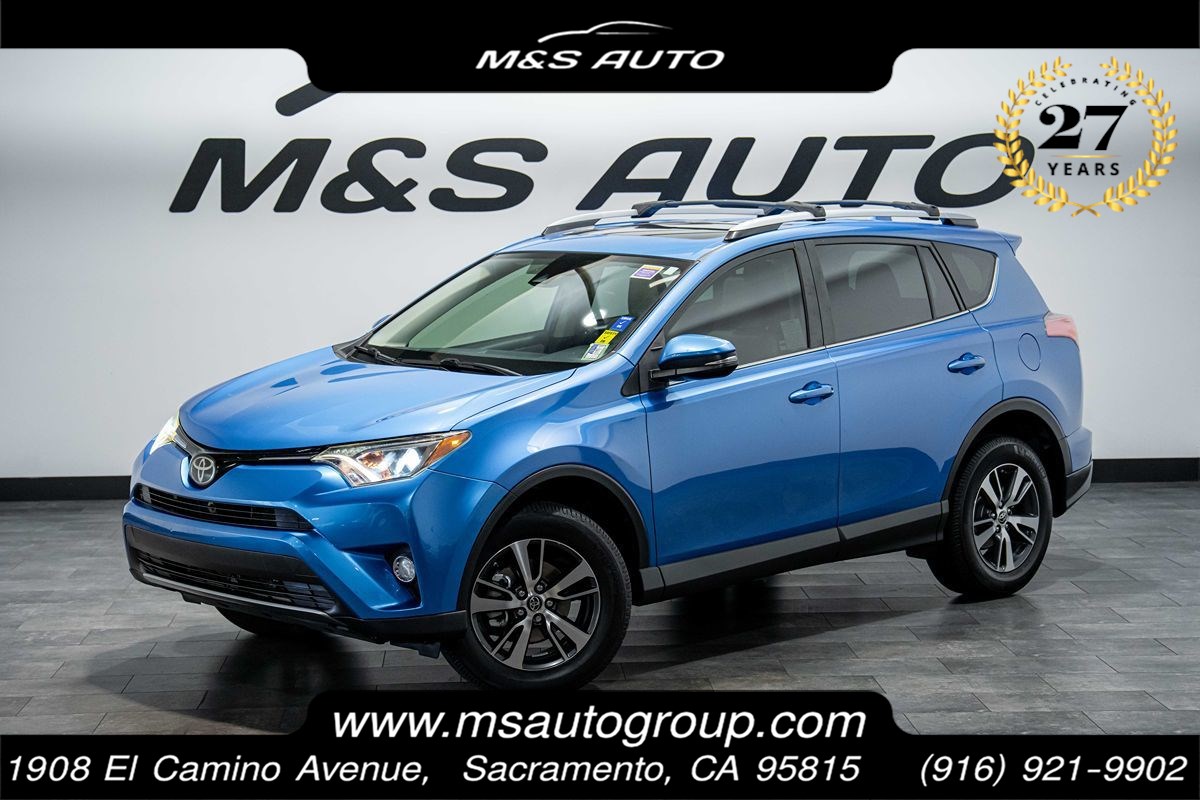 Electric Storm Blue 2017 Toyota RAV4 SUV / Crossover All-Wheel Drive Automatic