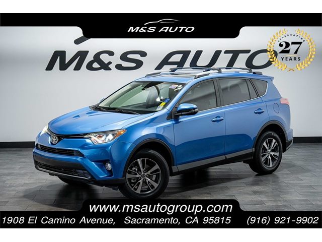 Electric Storm Blue 2017 Toyota RAV4 SUV / Crossover All-Wheel Drive Automatic
