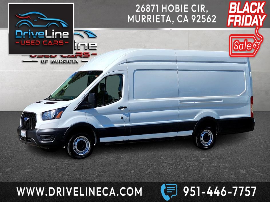 2021 Ford Transit Cargo Van T-350 148" EL Hi Rf 9500 GVWR RWD