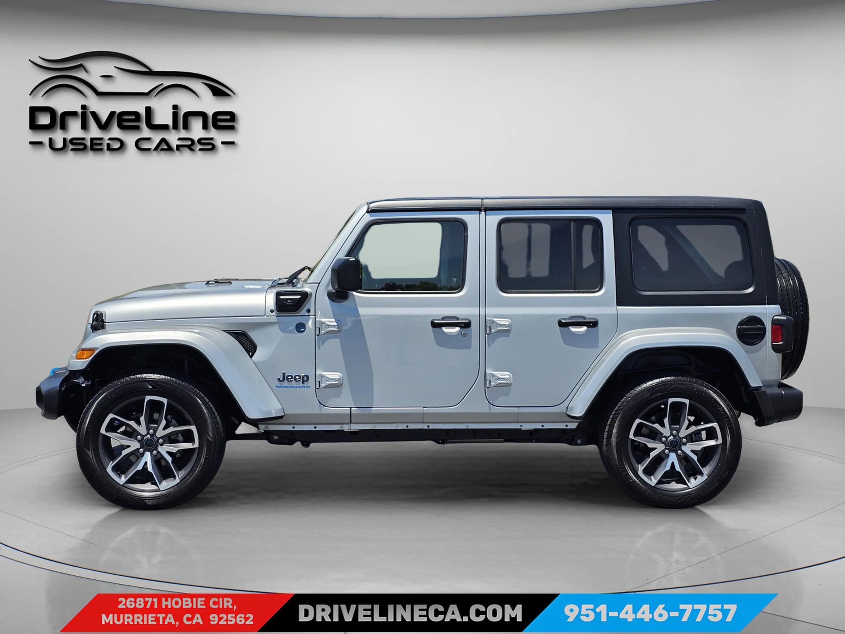 アメリカンシルバー　 Used 2024 Jeep Wrangler 4xe Sport S 4x4 in Murrieta