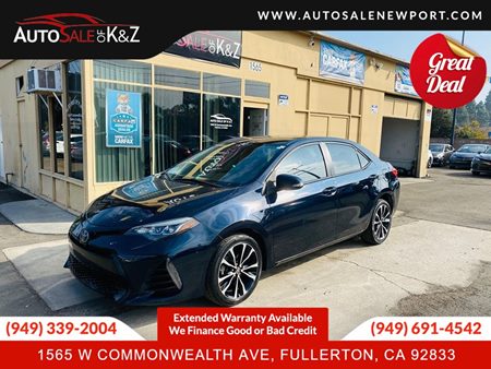 Sold 2017 Toyota Corolla SE