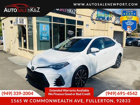 Sold 2017 Toyota Corolla SE