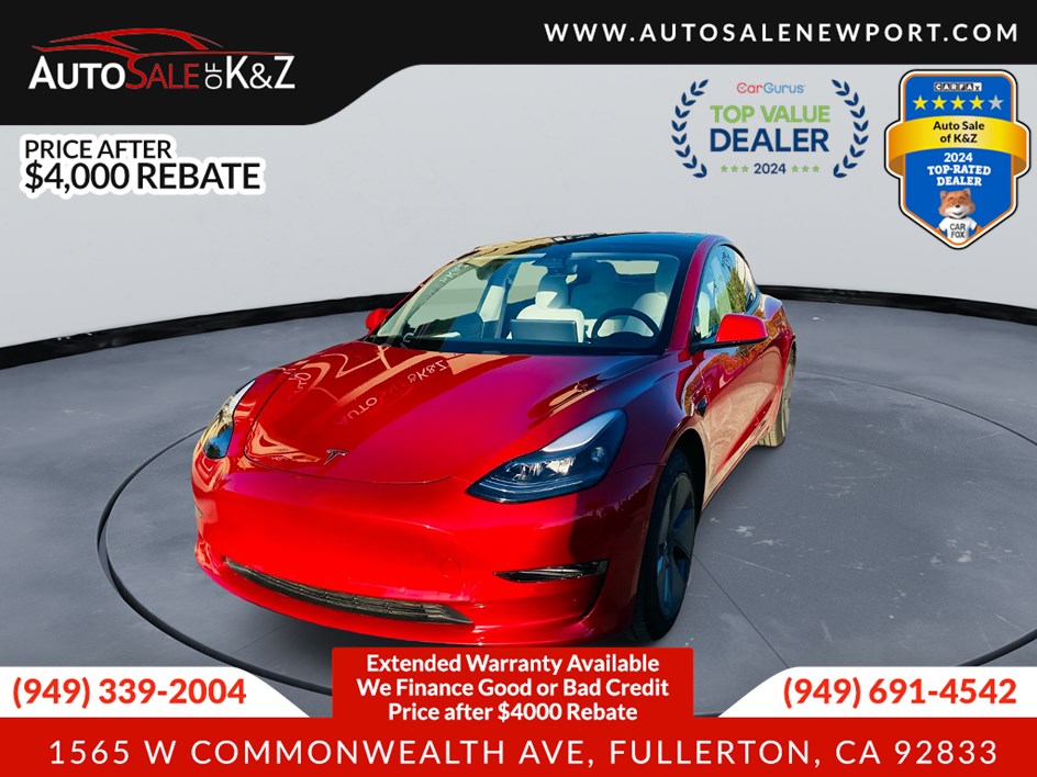 2021 Tesla Model 3 Standard Range Plus photo 3