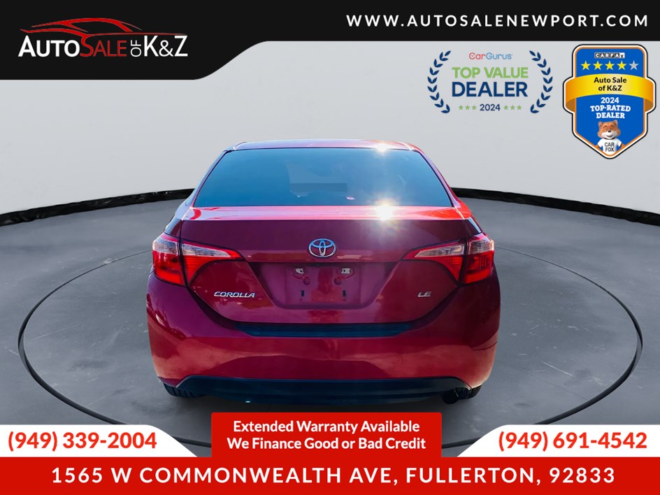 2018 Toyota Corolla LE photo 4
