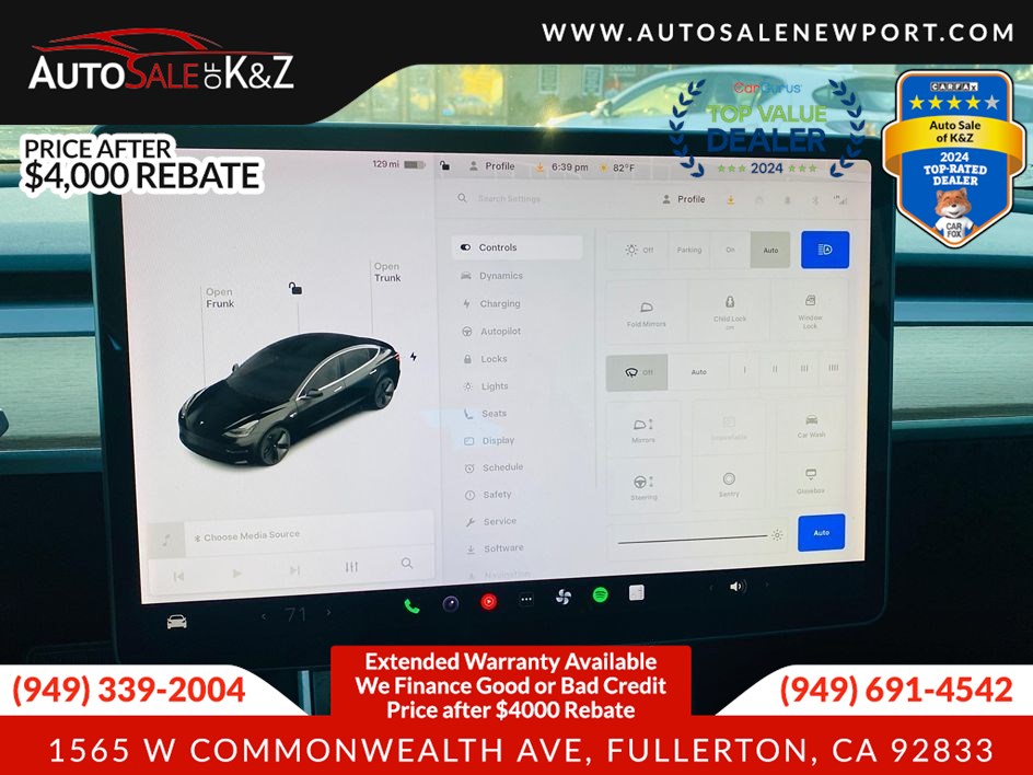 2019 Tesla Model 3 Standard Range Plus photo 25