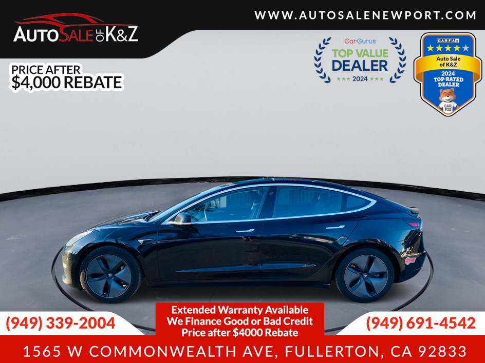 2019 Tesla Model 3 Standard Range Plus photo 4