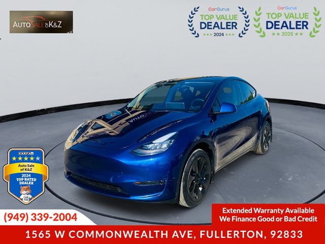 Blue 2023 Tesla Model Y SUV / Crossover All-Wheel Drive Automatic