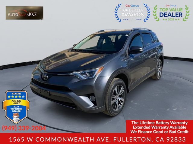 Gray 2017 Toyota RAV4 SUV / Crossover Front-Wheel Drive Automatic
