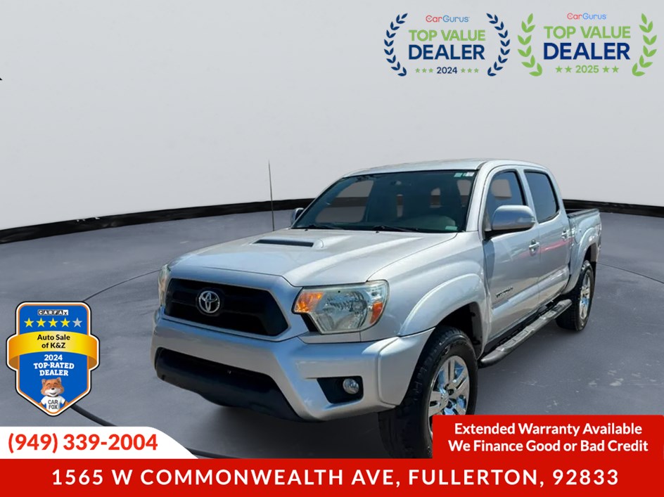 Silver 2012 Toyota Tacoma Pickup Truck 4X2 Automatic