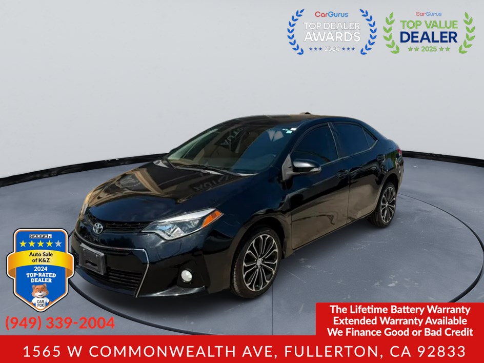 2014 Toyota Corolla S Plus