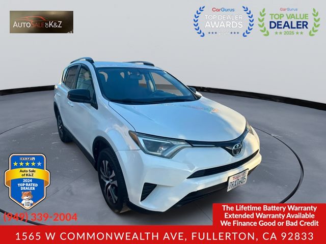 White 2016 Toyota RAV4 SUV / Crossover Front-Wheel Drive Automatic