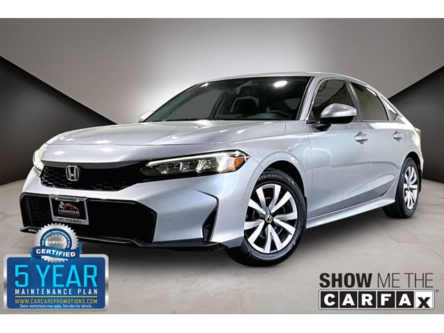 Meteorite Gray Metallic 2025 Honda Civic Sedan Front-Wheel Drive Automatic