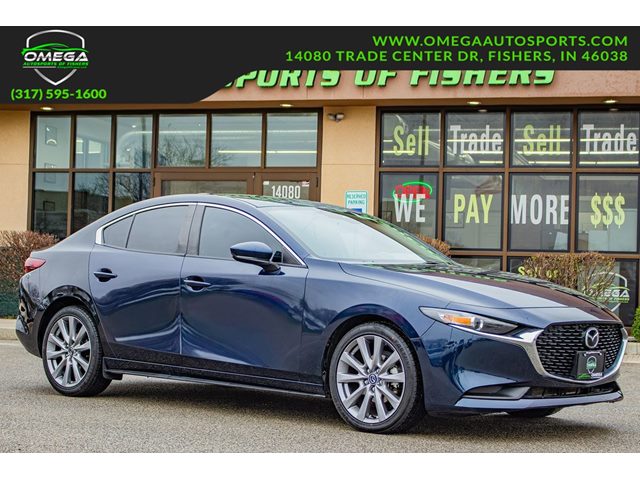 Deep Crystal Blue Mica 2021 Mazda MAZDA3 Select Sedan FWD Sedan Front-Wheel Drive Automatic