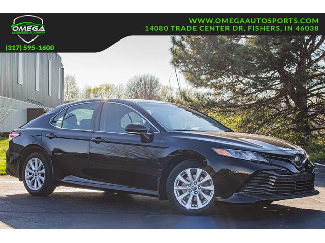Midnight Black Metallic 2019 Toyota Camry LE FWD Sedan Front-Wheel Drive Automatic