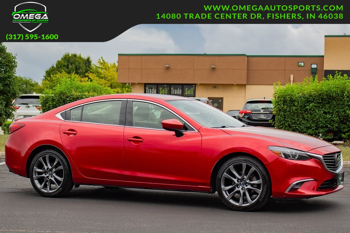 Soul Red Metallic 2016 Mazda MAZDA6 Sedan Front-Wheel Drive Automatic