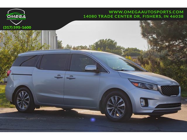 Bright Silver 2015 Kia Sedona Minivan Front-Wheel Drive Automatic