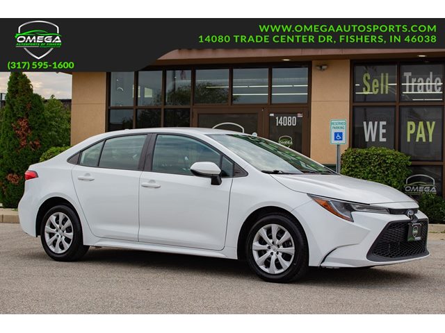 Super White 2021 Toyota Corolla Sedan Front-Wheel Drive Automatic