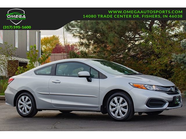 Alabaster Silver Metallic 2015 Honda Civic Coupe Coupe Front-Wheel Drive Automatic