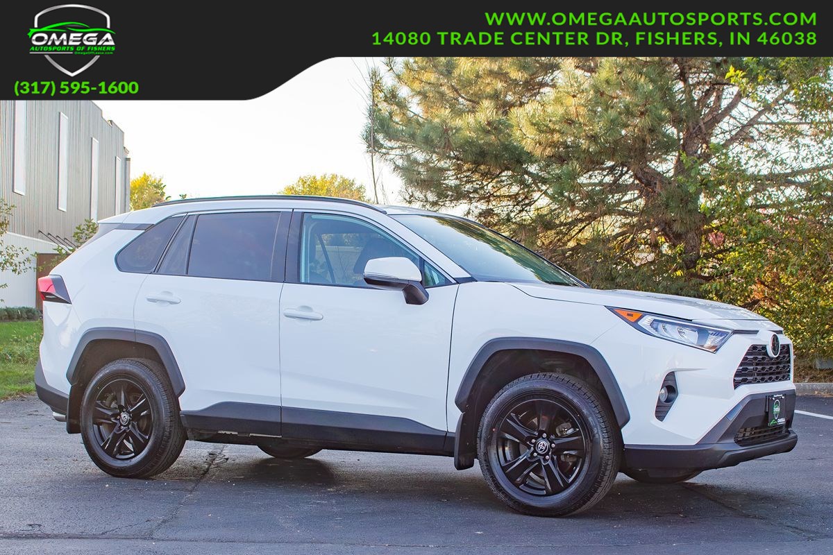 Super White 2021 Toyota RAV4 SUV / Crossover All-Wheel Drive Automatic
