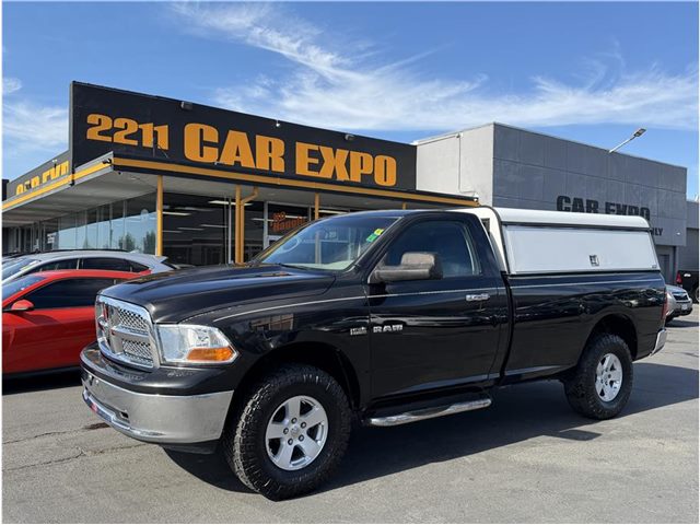 Brilliant Black Pearl 2009 Dodge RAM 1500 Pickup Truck Four-Wheel Drive Automatic