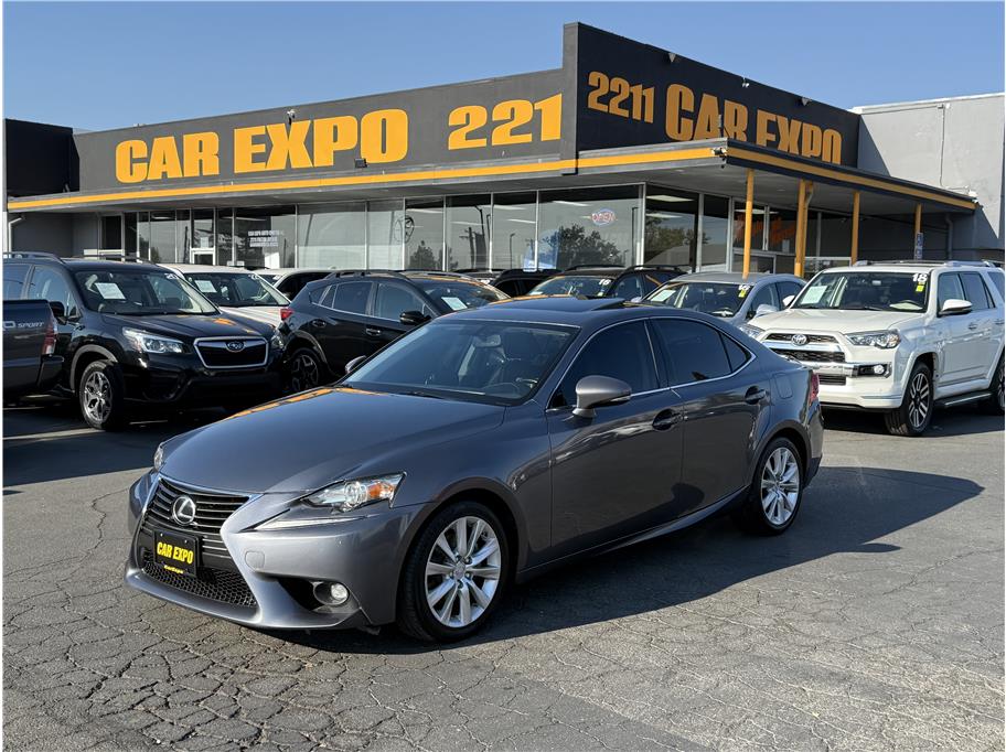 Nebula Gray Pearl 2015 Lexus IS Sedan Rear-Wheel Drive Automatic