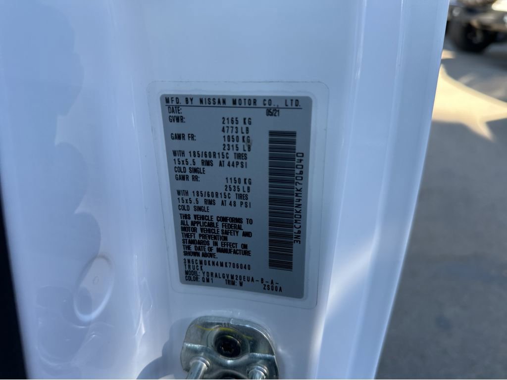 Sold 2021 Nissan NV200 Compact Cargo SV in San Diego
