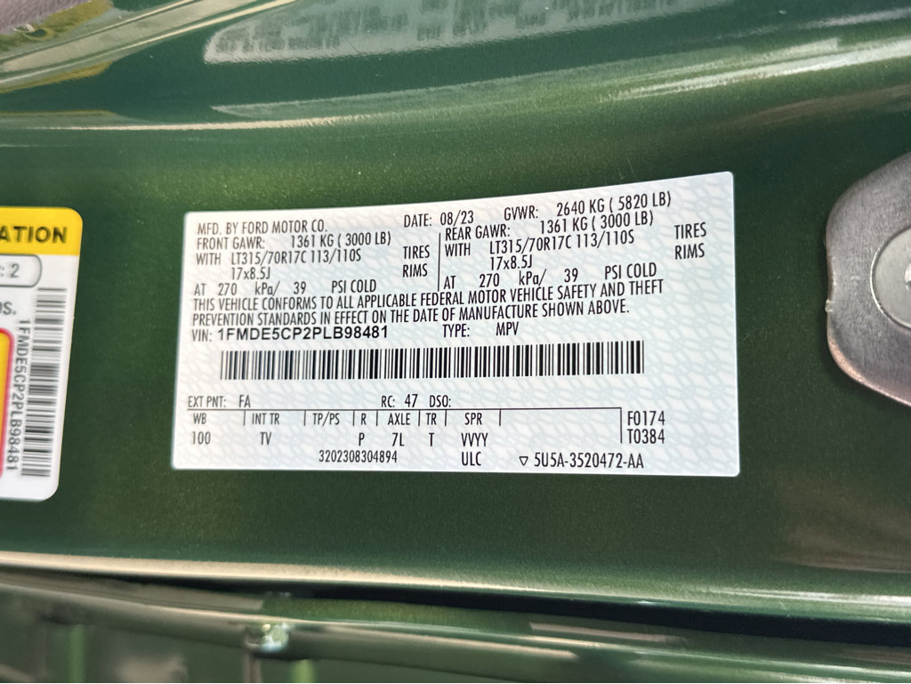 Sold 2023 Ford Bronco Wildtrak in San Diego
