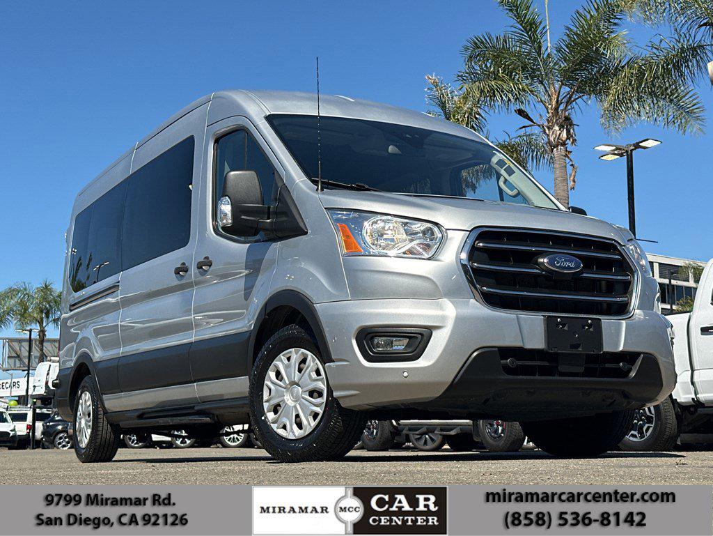 2020 Ford Transit Passenger 350 XLT Medium Roof LWB RWD with Sliding Passenger-Side Door