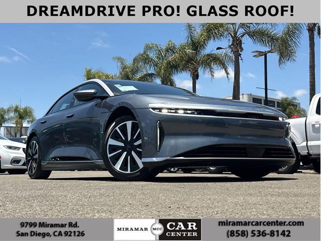 Fathom Blue Metallic 2024 Lucid Air Touring AWD Sedan All-Wheel Drive Automatic
