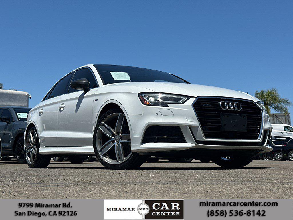 Ibis White 2018 Audi A3 Sedan All-Wheel Drive Automatic