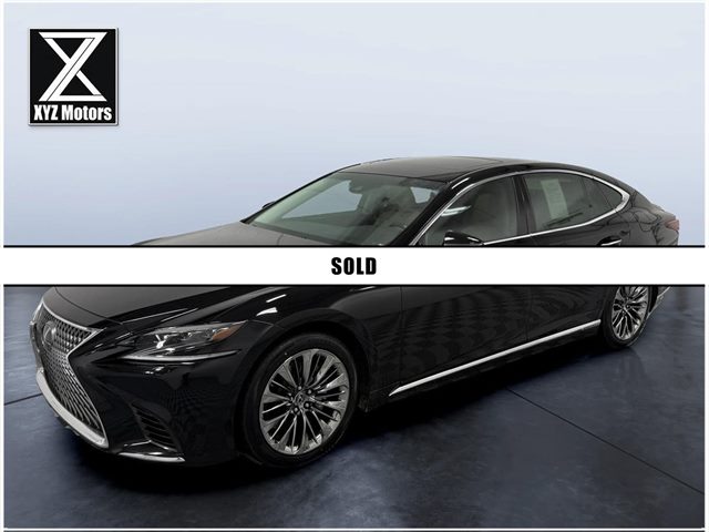Black 2019 Lexus LS 500 AWD Sedan All-Wheel Drive Automatic