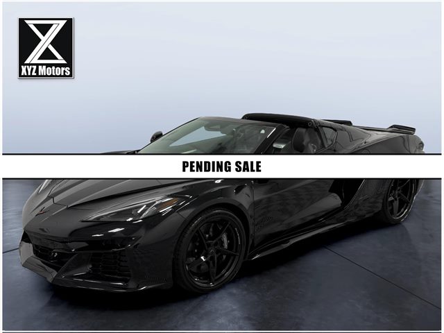 Black 2025 Chevrolet Corvette E-Ray Coupe AWD with 2LZ Coupe All-Wheel Drive Automatic