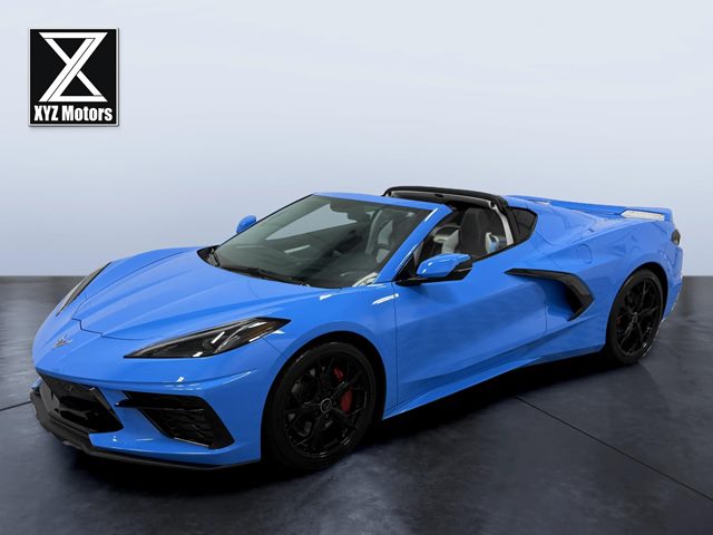 Blue 2021 Chevrolet Corvette Stingray 3LT Coupe RWD Coupe Rear-Wheel Drive Automatic