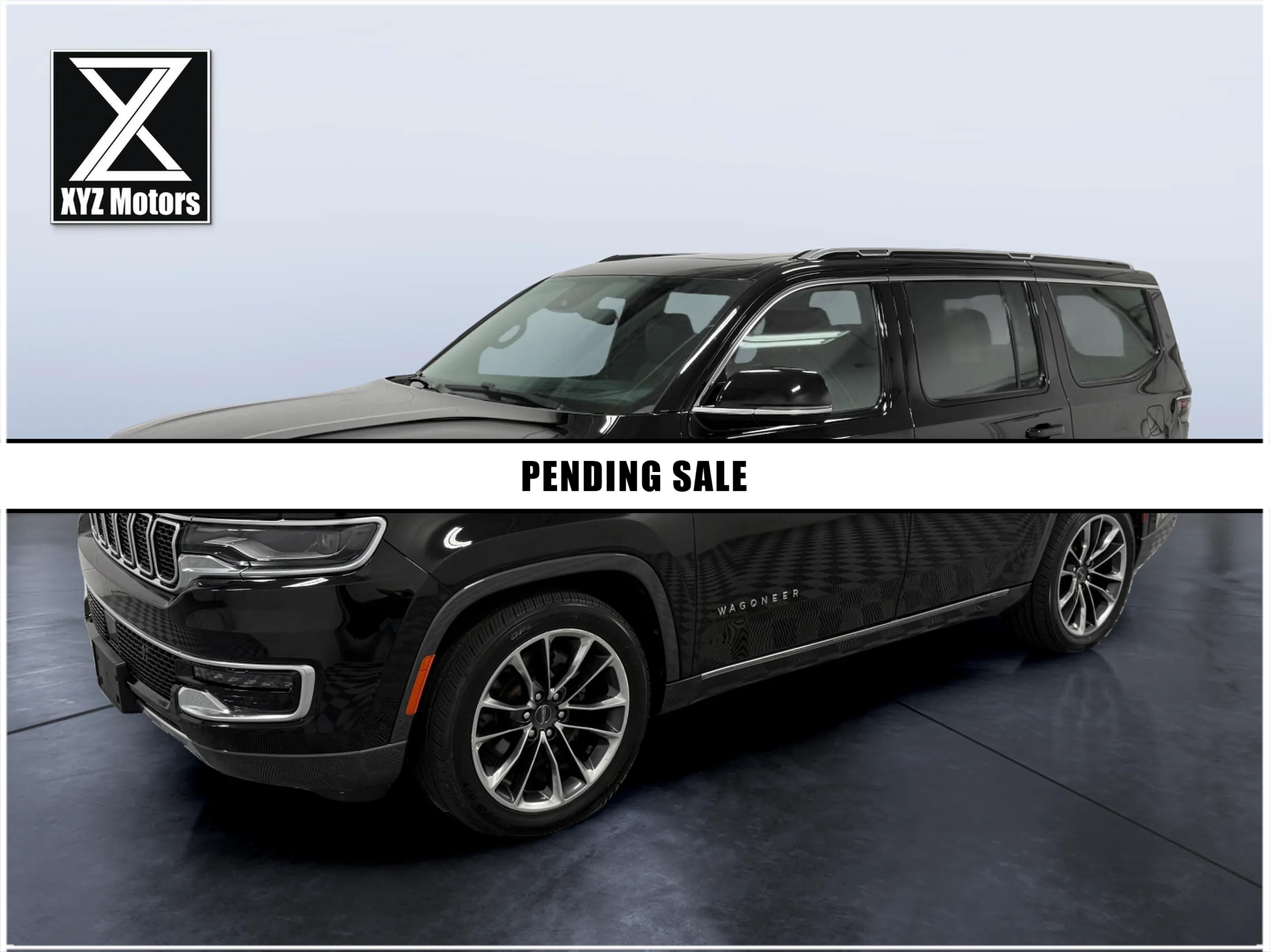 Black 2022 Jeep Wagoneer SUV / Crossover Four-Wheel Drive Automatic