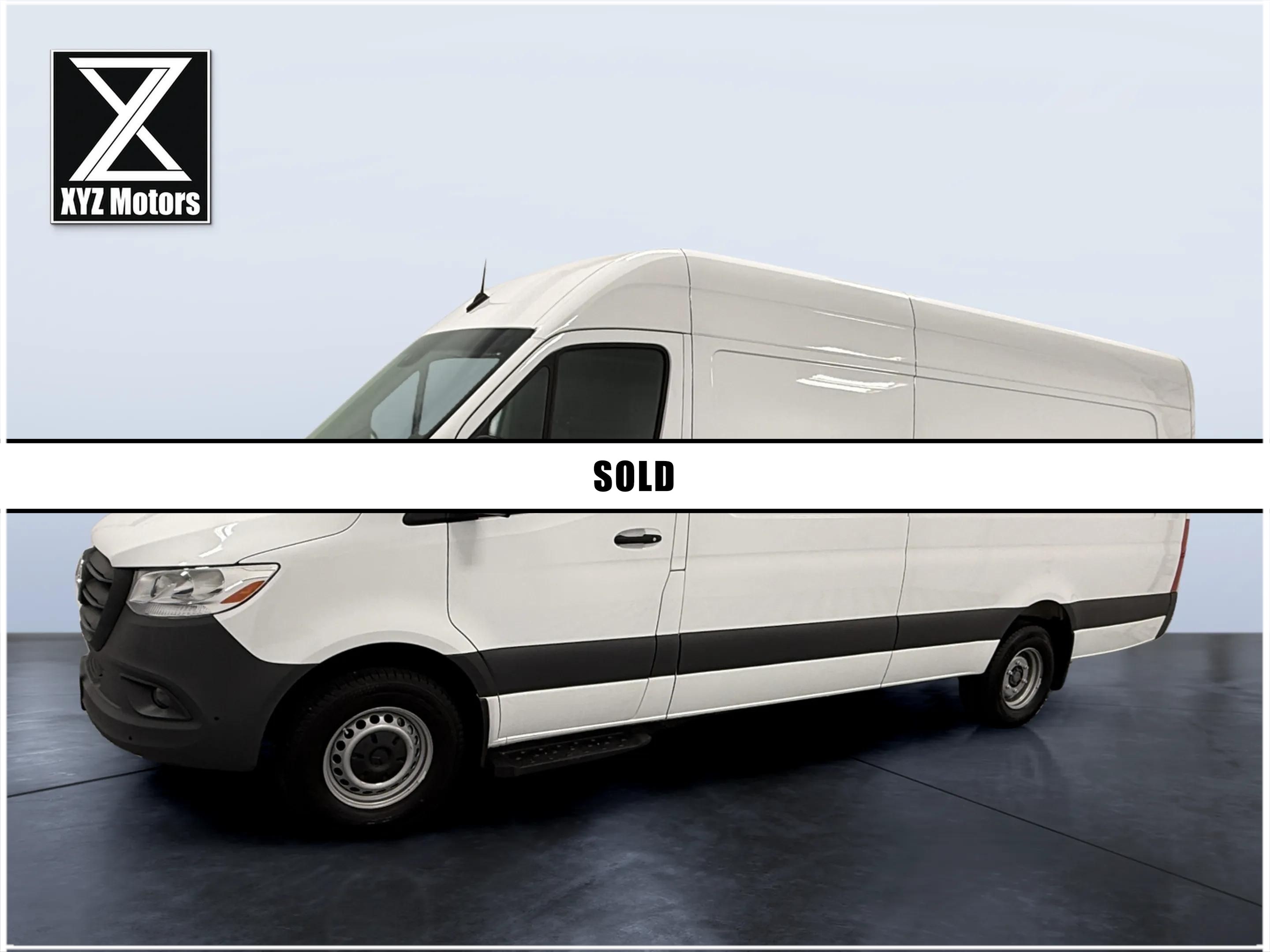 White 2024 Mercedes-Benz Sprinter Cargo Van Rear-Wheel Drive Automatic