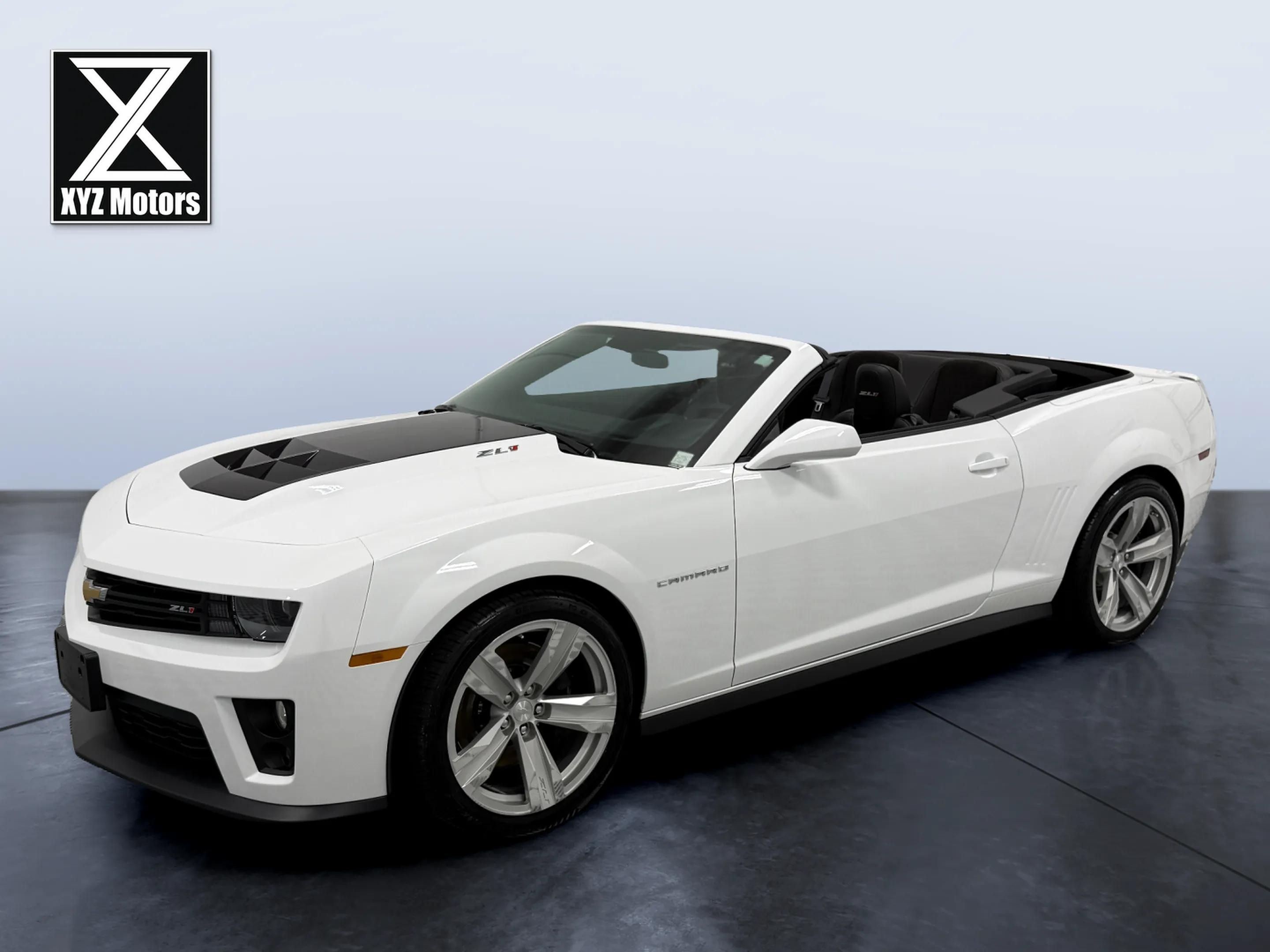 White 2013 Chevrolet Camaro Convertible Rear-Wheel Drive Manual