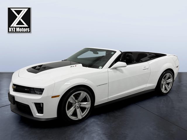 White 2013 Chevrolet Camaro Convertible Rear-Wheel Drive Manual