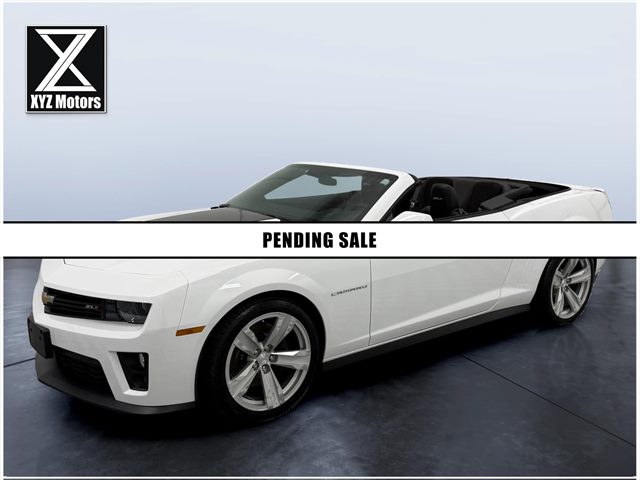 White 2013 Chevrolet Camaro Convertible Rear-Wheel Drive 6-Speed Automatic