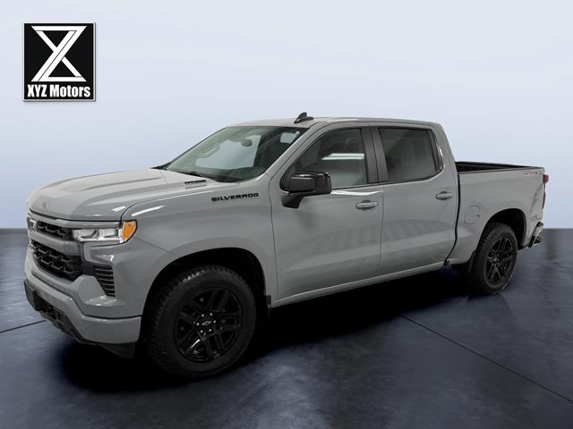Gray 2024 Chevrolet Silverado 1500 Pickup Truck Four-Wheel Drive Automatic