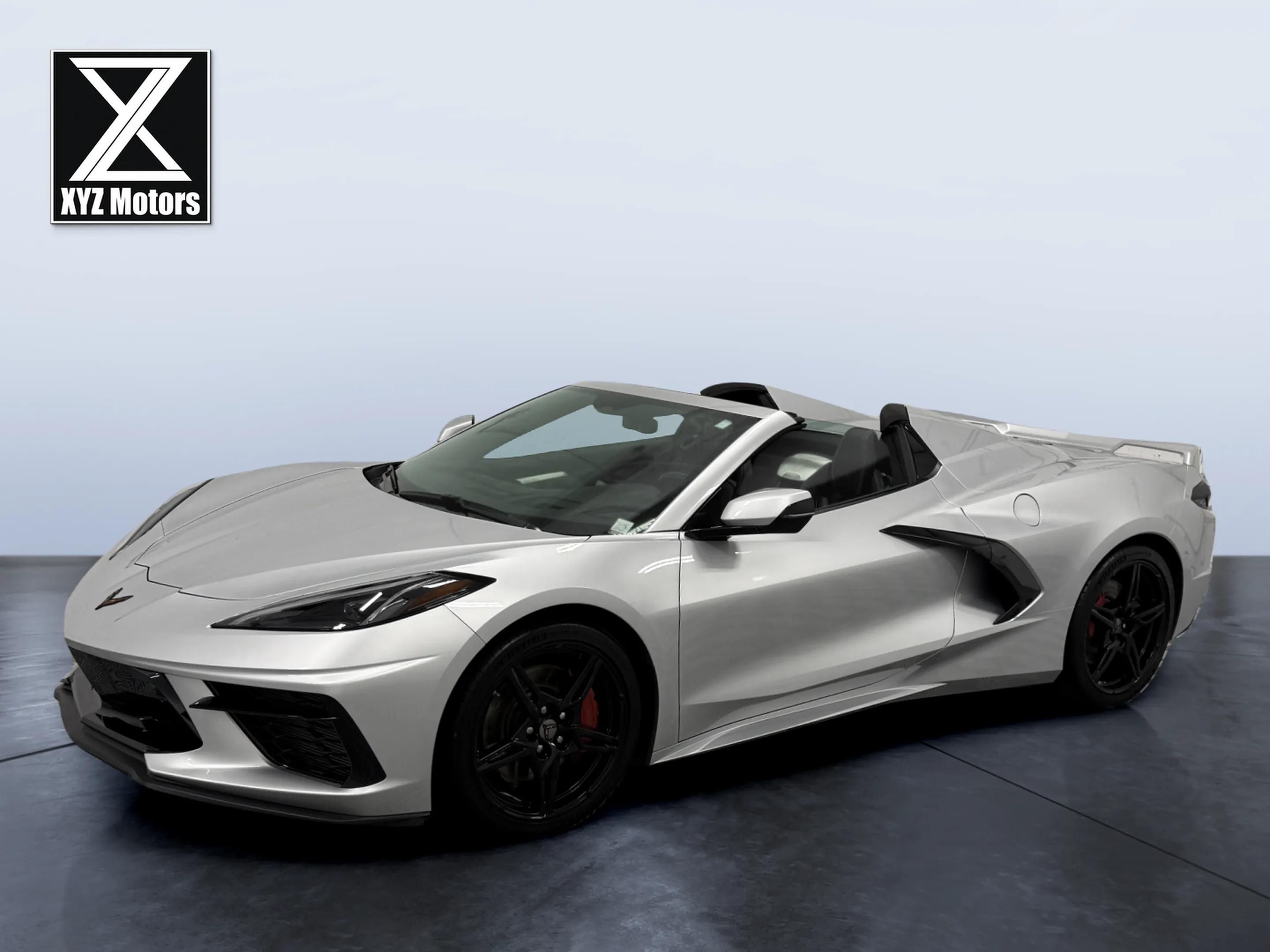 Silver 2020 Chevrolet Corvette Convertible Rear-Wheel Drive Automatic