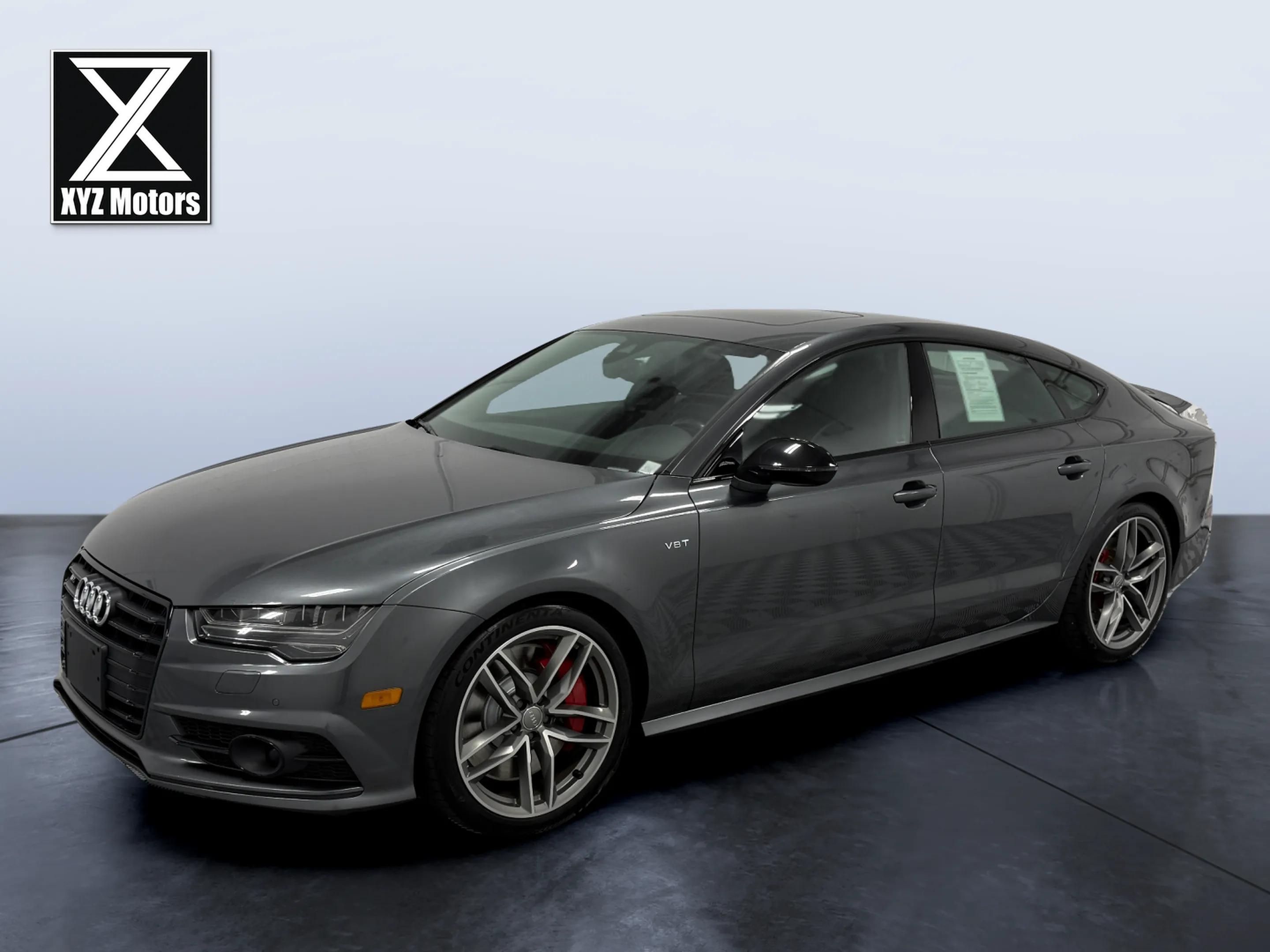Gray 2017 Audi S7 Sedan All-Wheel Drive Automatic
