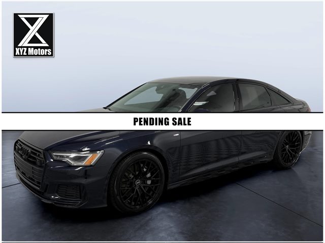 Blue 2021 Audi A6 Sedan All-Wheel Drive Automatic