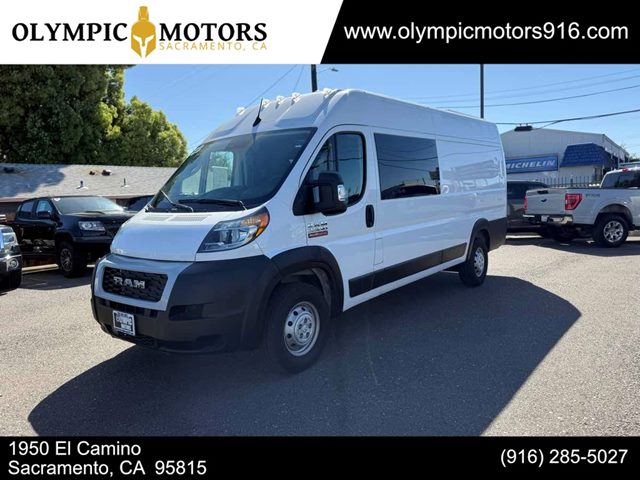 Bright White Clearcoat 2022 RAM ProMaster 3500 159 High Roof Extended Cargo Van FWD Van Front-Wheel Drive Automatic