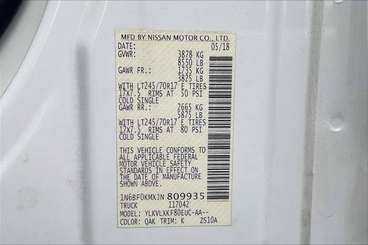 2018 Nissan NV Cargo SV - Photo 29